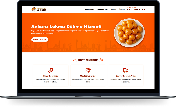 Ankaralı Lokmacı Kurumsal Web Sitesi & Marka Kimliği